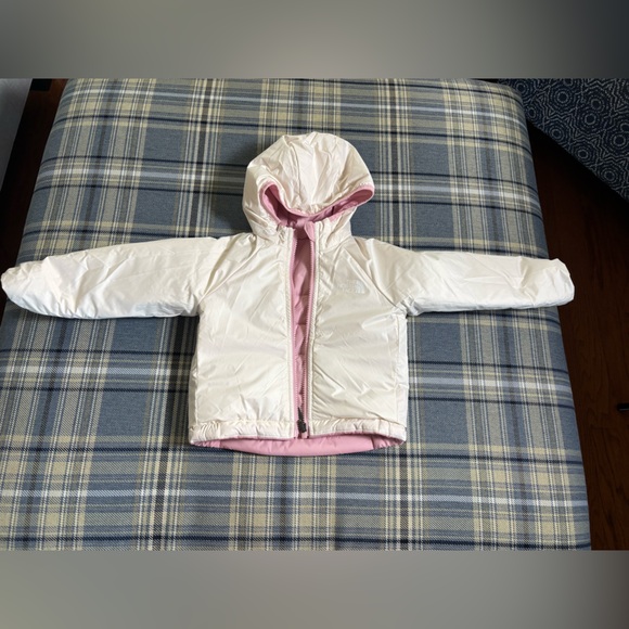The North Face Toddler Reversible Perrito Hooded Coat Shady Rose - Picture 10 of 15
